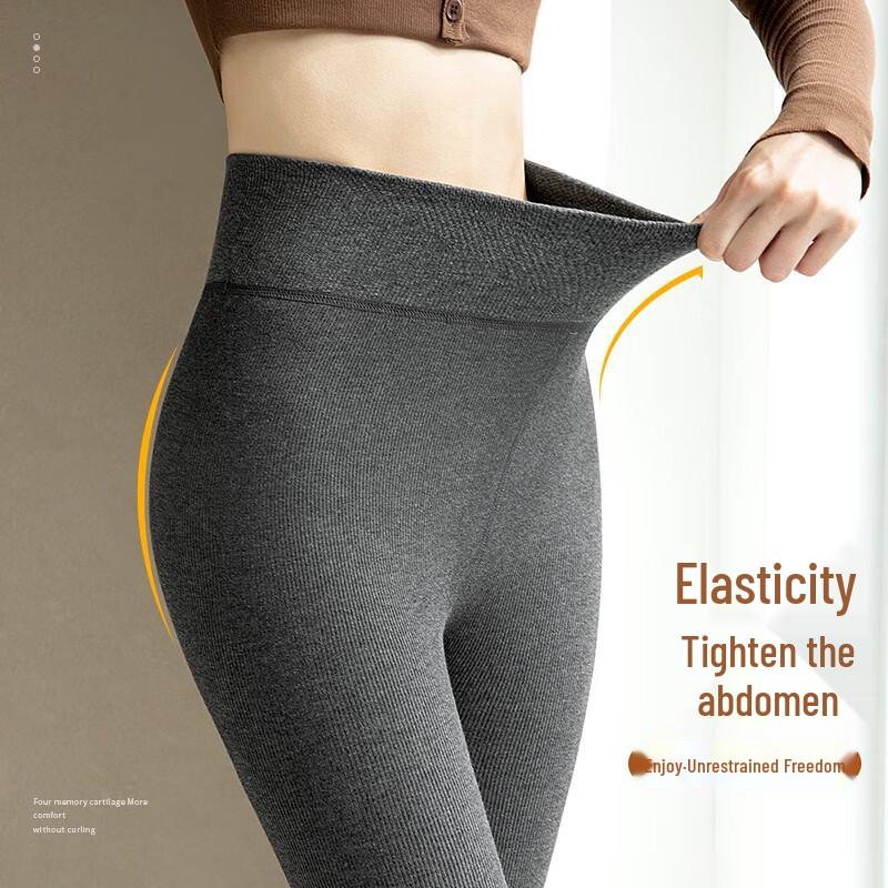 LANGSHA Women's 340g Thermal Plush Lined Leggings