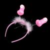 1/2/3Pcs Funny Penis Headband Tiara Bachelorette Party Supplies Hen Night Bride To Be Wedding Decorations Novelty Nude Sex Toys