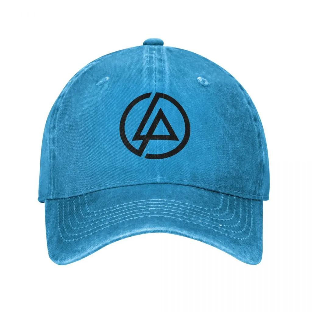 Linkin-Park Meteora Minutes To MidnightEmblema de Ângulo Boné de Beisebol Jeans Desgastado Boné Snapback Unissex Mulheres Chapéus Ajustáveis Boné