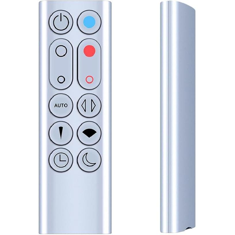 Replacement Remote Control fit for Dyson HP02 HP03 Hot + Cool Pure Air Purifier Heater Fan (Silver)