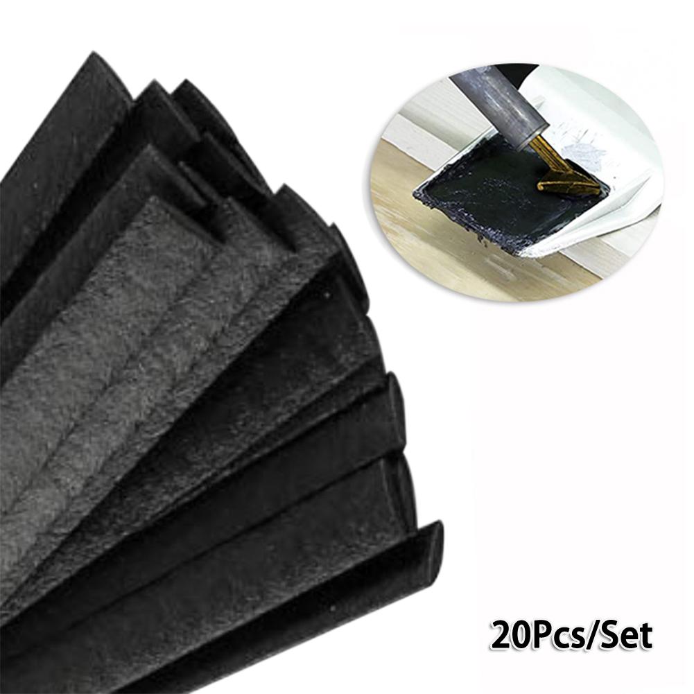 Welding Rods Plastic Welding Rods Plastic 2.5mm 20Pcs/Set Black Modified PE Indoor Outerdoor Strength Flexibility