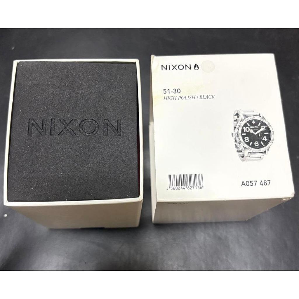 Used NIXON analog clock the 51-30 with box and spare pieces