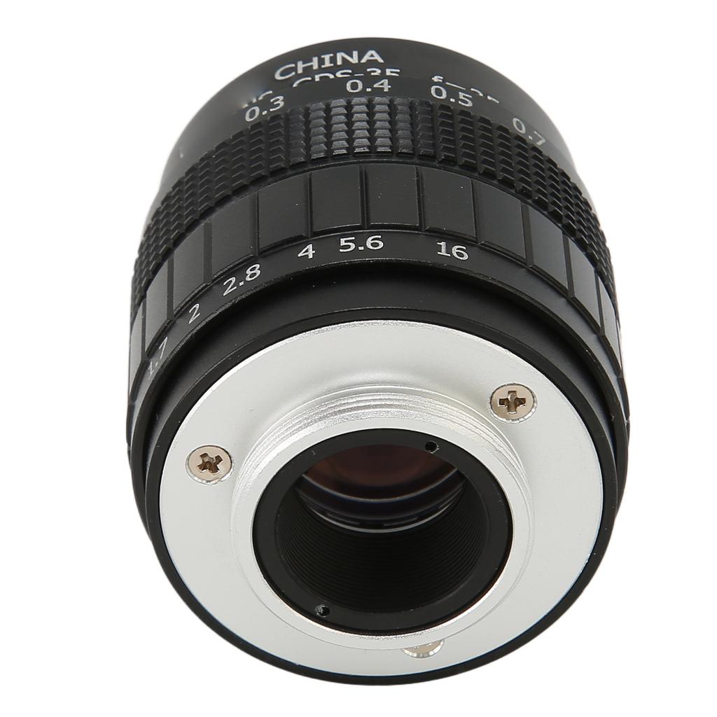 35mm 2/3 Manual Lens F1.7 Large Aperture Fixed Telecine Lens for C Mount Mirrorless Camera