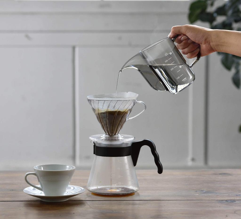 Hario V60 Drip Kettle Air Practical Capacity 350ml Transparent Black Made In Japan VKA-35-TB