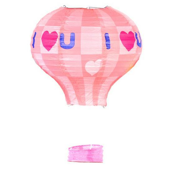 Children's Cartoon Hot Air Balloon Paper Lantern for Weddings and Kindergarten Decorations