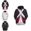 Historical Army Uniforms 3d Pattern Hoodie Cosplay Sweatershirt For Men And Women