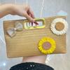 Hand-held Bag with Strap, Single Shoulder Crossbody Bag, Woven Handbag Casually