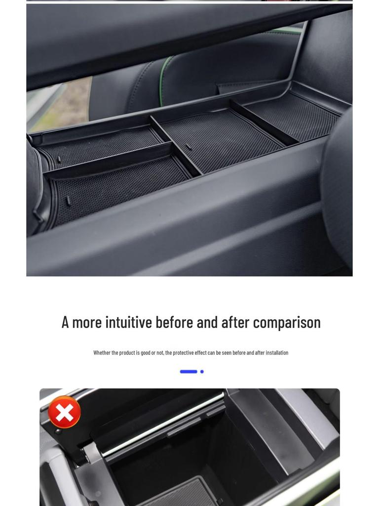 Anti-slip Interior Storage Box for BJ40 Armrest and Center Console
