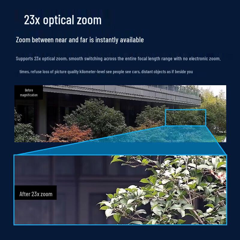 Hikvision 4MP Outdoor PoE Full-Color Night Vision PTZ Dome Camera CN Plug (adapter Included)