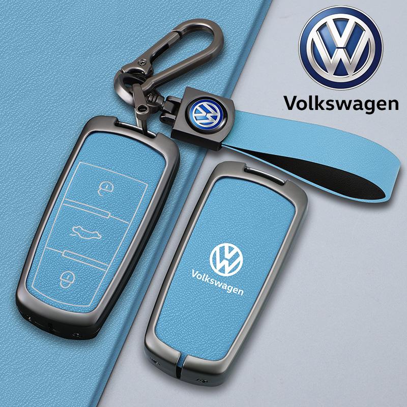 Für VOLKSWAGEN VW Leder Auto Schlüsselhülle Abdeckung Schale für Volkswagen VW CC Passat B6 B7 Passat 3C CC Maogotan R36 B5 B7L Schutzhülle