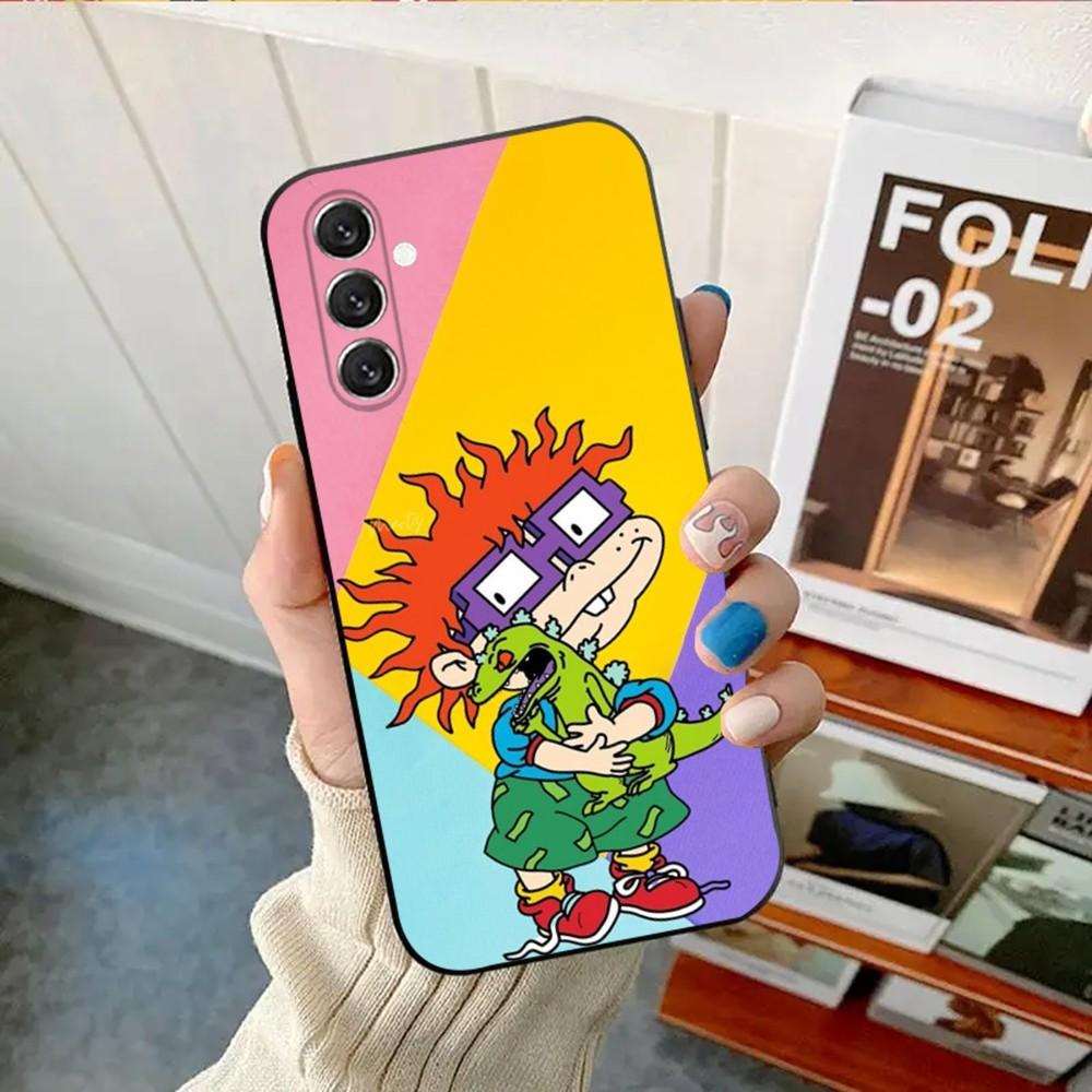 Rugrat Chuckie Angelica  Phone Case For Samsung Galaxy A13,A21s,A22,A31,A32,A52,A53,A71,A80,A91 Soft Black Shell