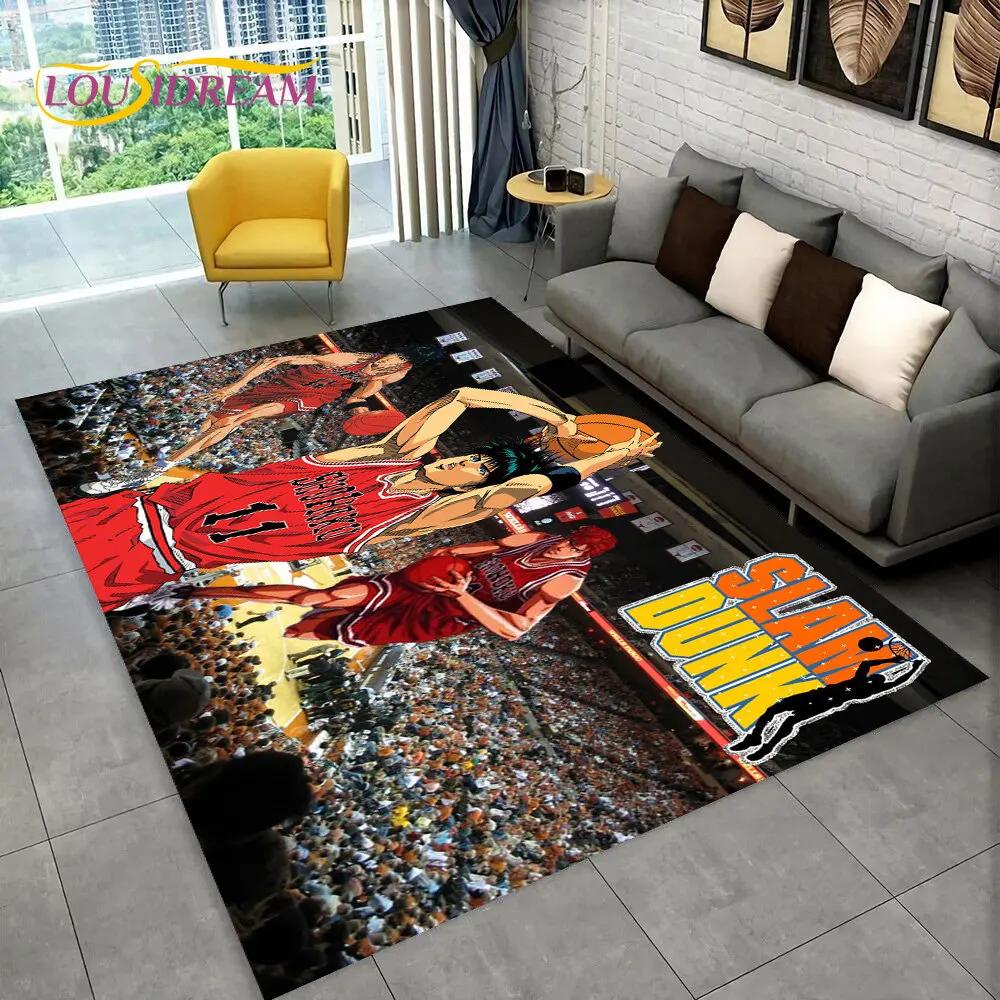 Slam Dunk Japan Anime Cartoon  Area Rug,Carpet Rug for Living Room Bedroom Sofa Doormat Decoration, Kids Play Non-slip Floor Mat