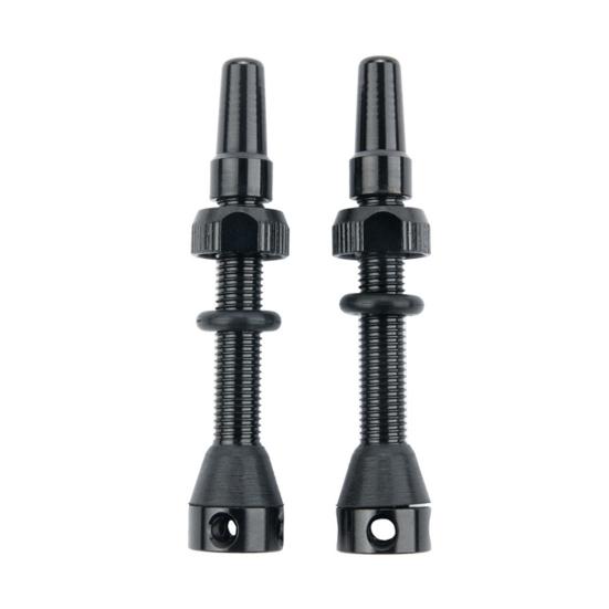 2Pcs 40mm CNC Alloy Tire Valve Stem for Tubeless Mountain Road
