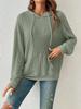 2025 European & American Women's Autumn/Winter Knitted Fashion Hoodie