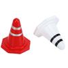 60 Pcs Traffic Cones Toys Red White Mini Traffic Cones Miniature Lifelike Road Block for Soccer Training RC Car Gaming