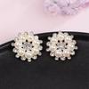 5Pcs Fashion Hairpin Bag Crystal Glass Stone Pearl Flower Buttons Rhinestone Buttons Sewing Buttons
