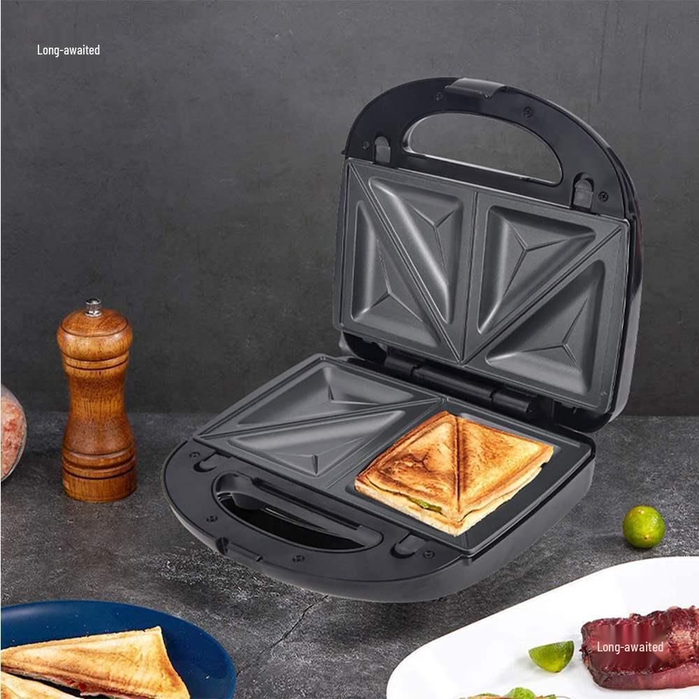 6-in-1 Sandwich and Waffle Maker - Panini, Toast, Bread & Breakfast Machine