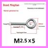 Closed Hook Eye Bolt Screw Ring Hanger - M2.5 to M8 Machine Thread