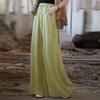 Women Vintage Blend Wide Leg Pants Solid Color Trousers Spring Casual Soft Women Long Pants