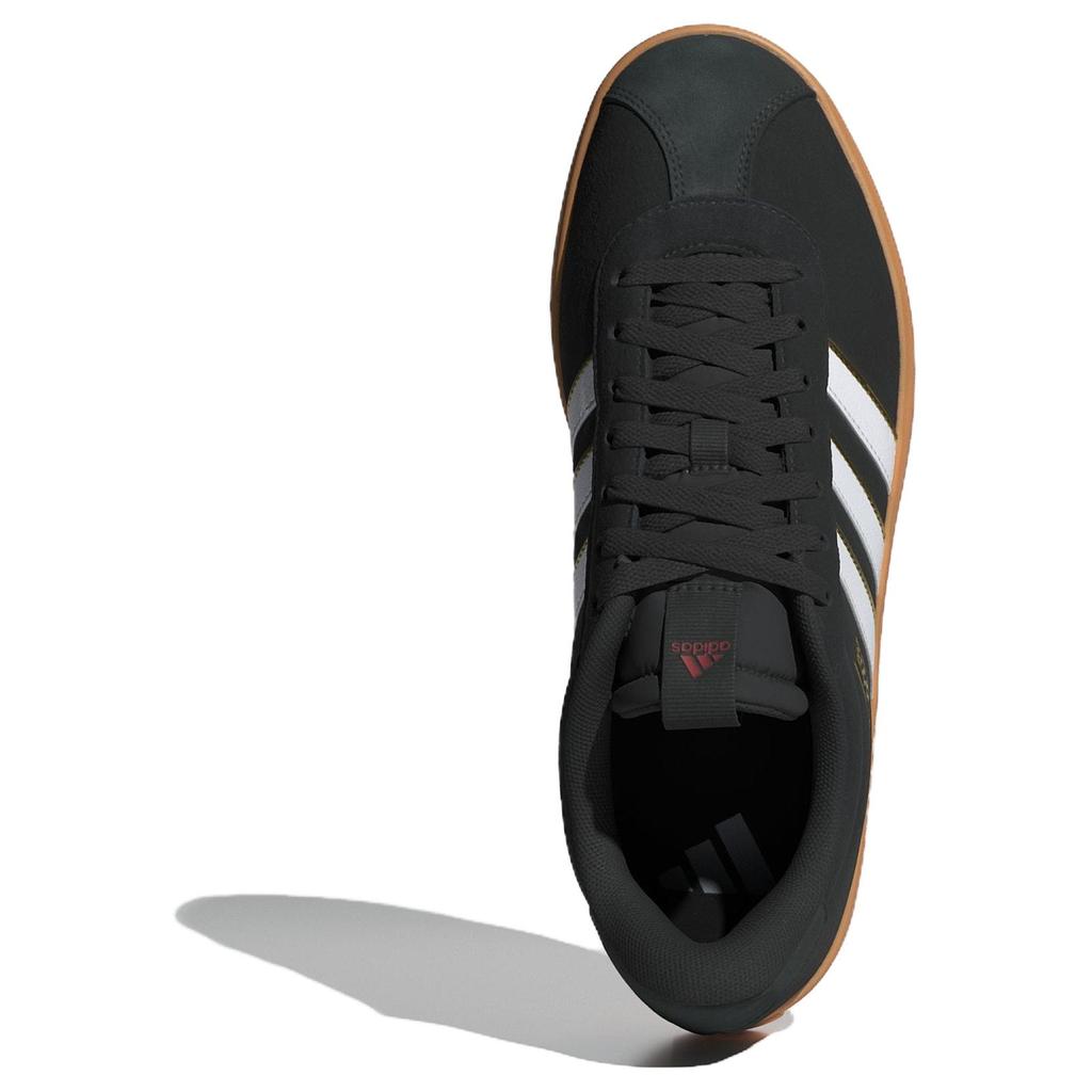 Adidas VL Court 3.0 Black White Gum Unisex Sneakers Core-Black Cloud-White Team-Victory-Red IH4789