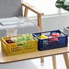 Creative Collapsible Storage Box Home Storage Supplies Utility Cosmetic Container Desktop Organizer Box Plastic Folding Basket