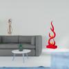 Kissing Lovers Abstract Fire Statue Sculpture Resin Flame Figurine Art Collection Anniversary Gift
