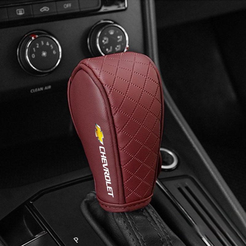 Auto Versnellingspookhoes PU Leer Schakelhendelhoes Versnellingsbak Schakelpookknop Beschermend Voor Chevrolet Colorado Cruze Spark Captiva Malibu Trax Aveo