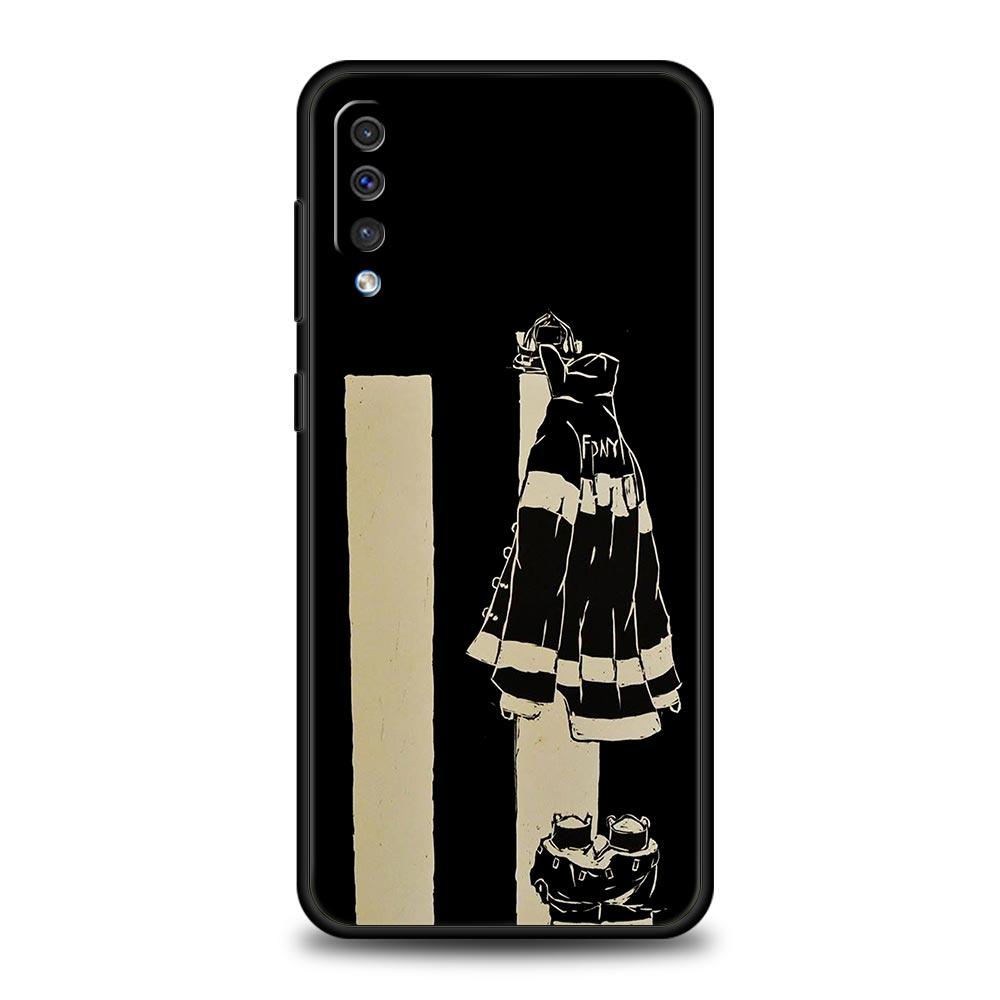 Fireman Firefighter Phone Case For Samsung A54 A52 A24 A14 A50 A70 A10 A40 A20S A20E A06 A12 A22 A34 A42 A32 5G A04s A16 Cover
