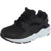 Nike Air Huarache Run Slip Resistant Abrasion Resistant Low top Kids' Running Shoes Black White Kids' 704949-011