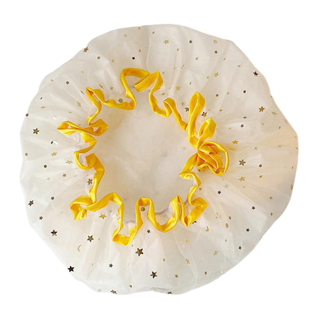 Praktische bedruckte Mütze, Kopfbedeckung, gemütliches Tragen, niedliche Bademütze, Motorhaube, Duschhaarabdeckung, Badezimmer-Accessoires, Duschhaube