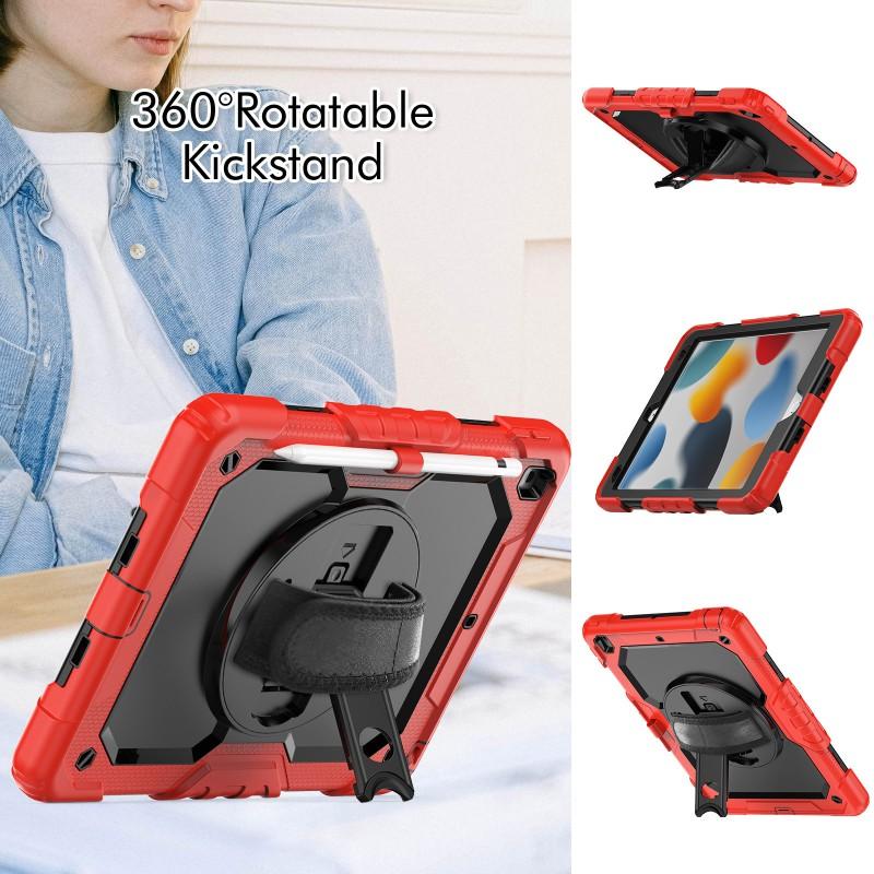 Case IPad 2019 10.2 Inch 360 Rotating Stand Hand Strap Shockproof Anti-drop Anti-scratch