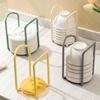 Versenkbare Desktop Schüssel Halter Küche Organizer Kunststoff Ablauf Wasser Tasse Regal Schrank Gerichte Lagerung Rack Platte Lagerung Werkzeug