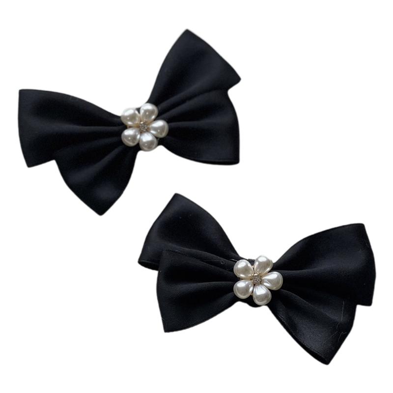 Elegant Bowknot Shoe Clip for Flats Pumps Decorative Shoe Accessories Clip Women Wedding Party Shoe Decorations Clip