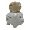 Creative cartoon painted ceramic unicorn piggy bank rainbow unicorn piggy bank change beast head piggy bank