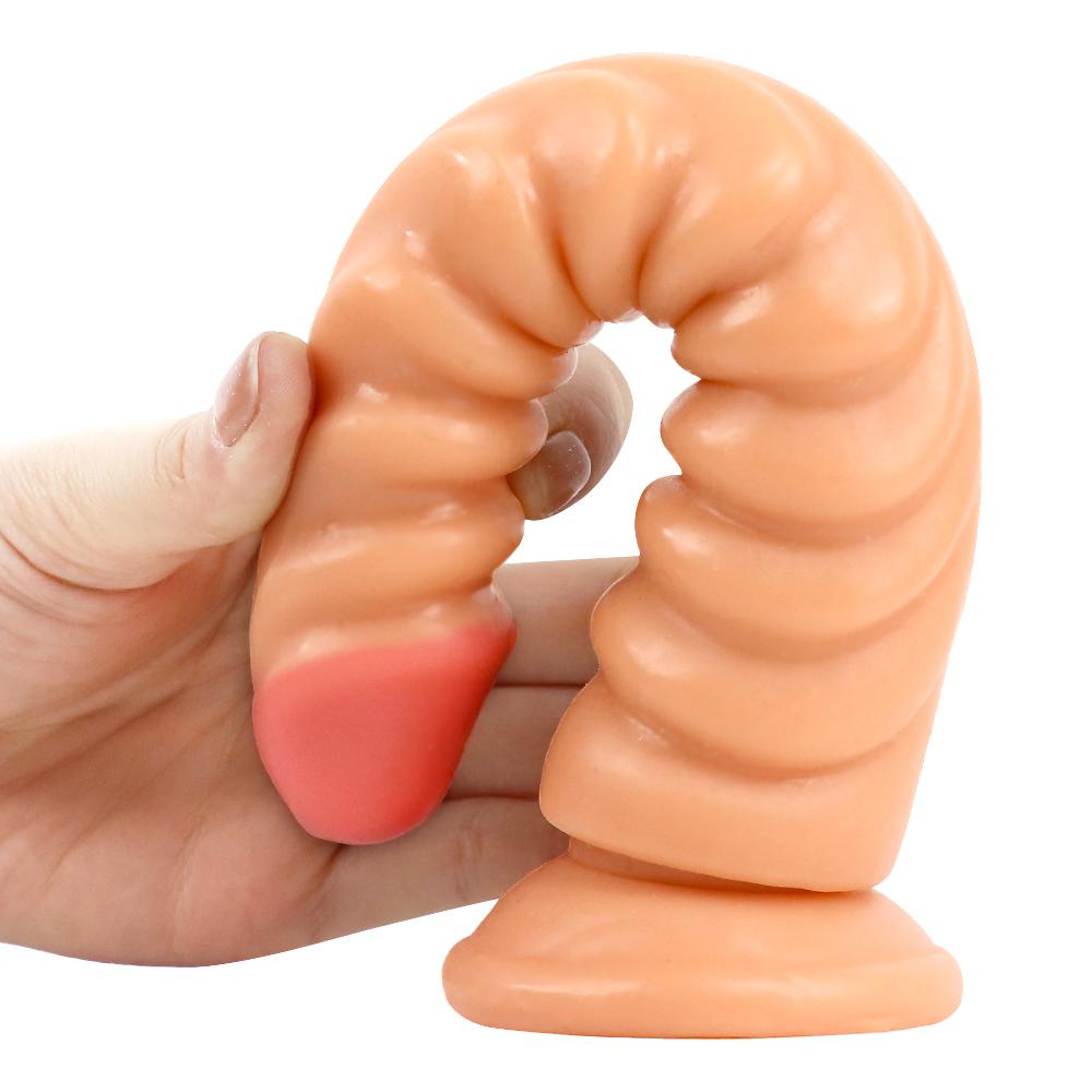 Dildo Black Thread Simulation Sex Toy Large Penis with Suction Cup Female Masturbation Anal Sex Toy Dildo Adult Product