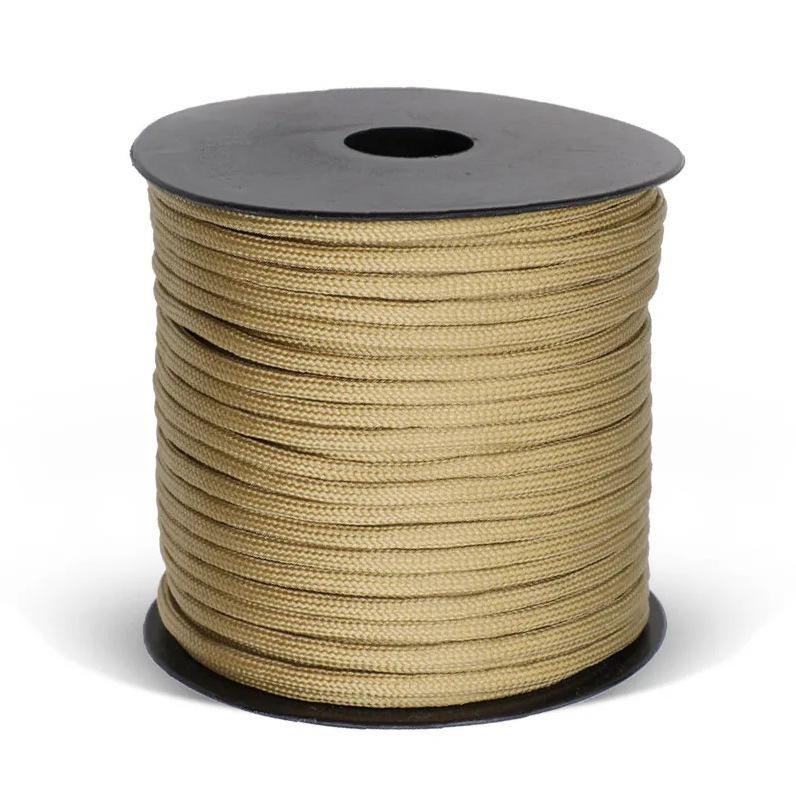 50m Wellenmontage 9-adriges 4mm Paracord: Outdoor Camping Survival Seil, Winddichtes Abspannseil für Zelt & Tarp