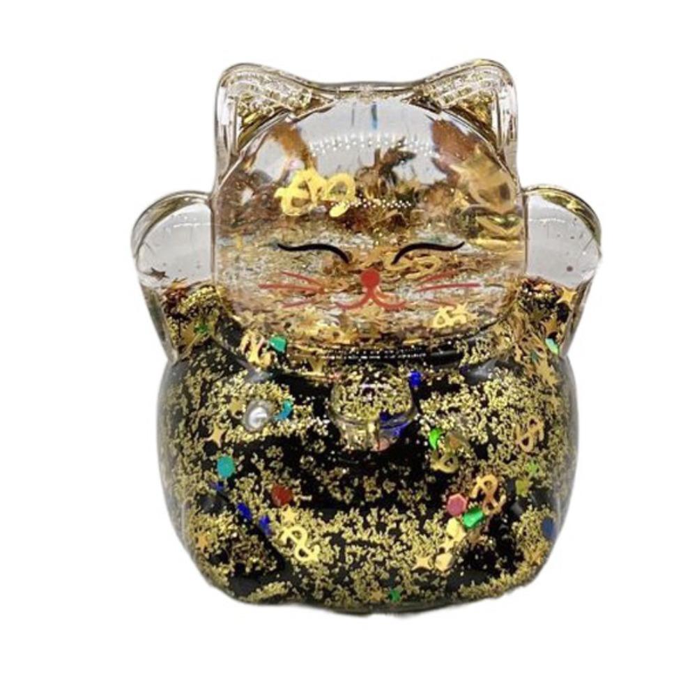 

Нагоя Кот Удачи Ювелирная Кукла Настольные Украшения Блестящая Мультяшная Модель Кота Игрушка Смола Аксессуары