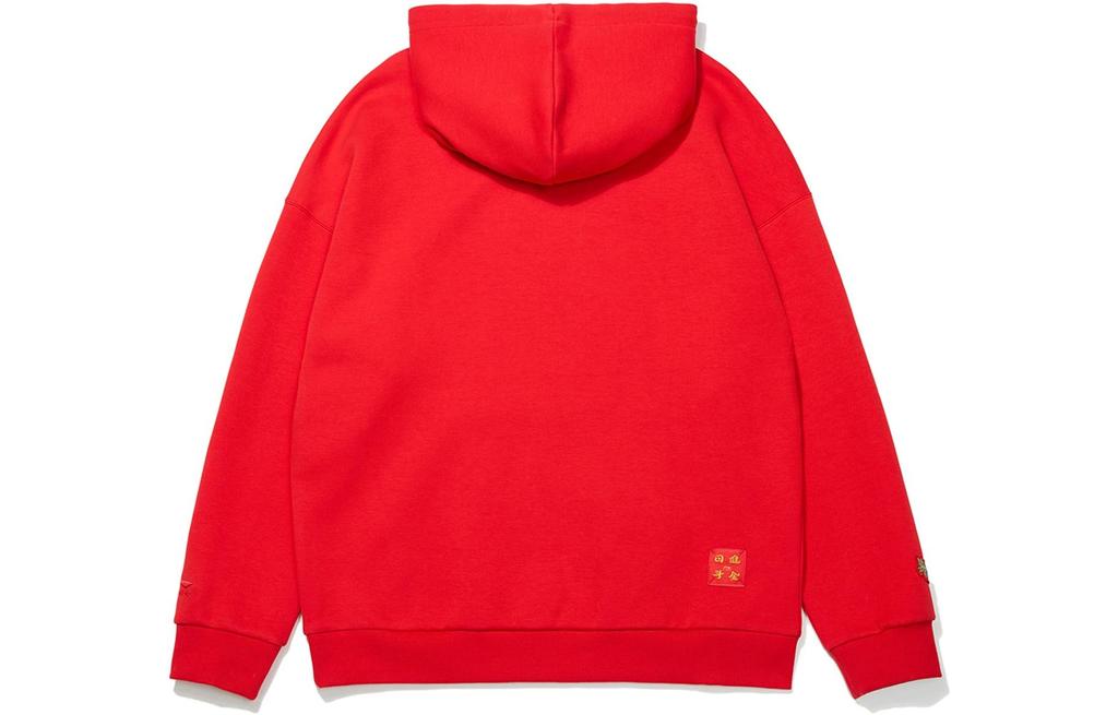 Li Ning Sports Life Collection Sweatshirt Unisex Vermilion AWDT013-2
