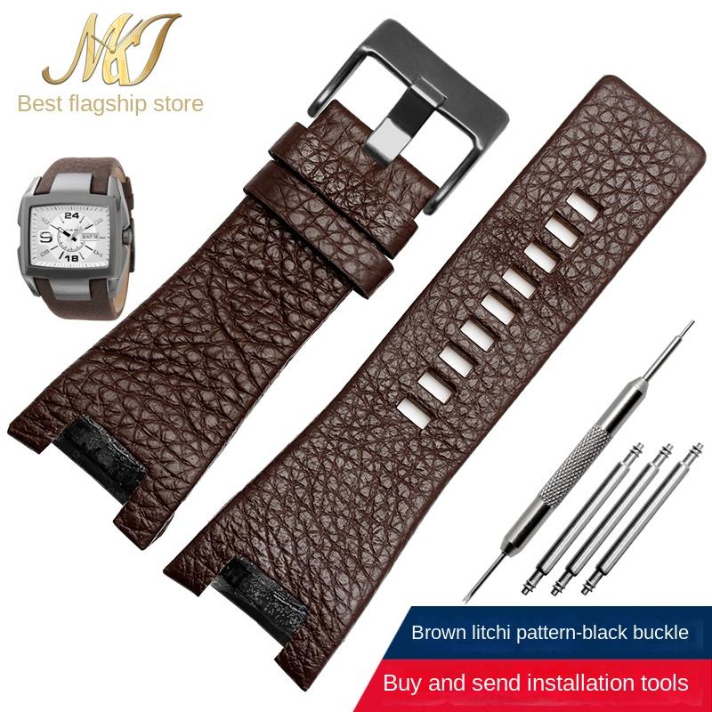 Concaaf Echt lederen horlogebandje Voor Diesel DZ1216 DZ1273 DZ4246 DZ4247 DZ287 horlogeband heren koeienhuid horlogebandje armband