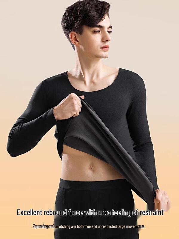 

LangSha Men s Cationic Brushed Thermal Underwear