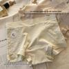 New Ultra-Light Seamless Lace Boyleg Panties with Antibacterial Pure Cotton Mid-Waist Double-Panel Crotch