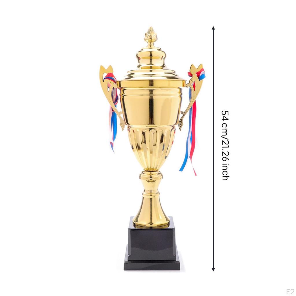 Trophy Cup with Lid Lidded Award for Athletes, Students, Competitions, Sports