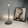 1 lámpara de mesa recargable creativa con luz LED táctil para comedor, hotel, bar, mesa de café, lámpara de escritorio decorativa