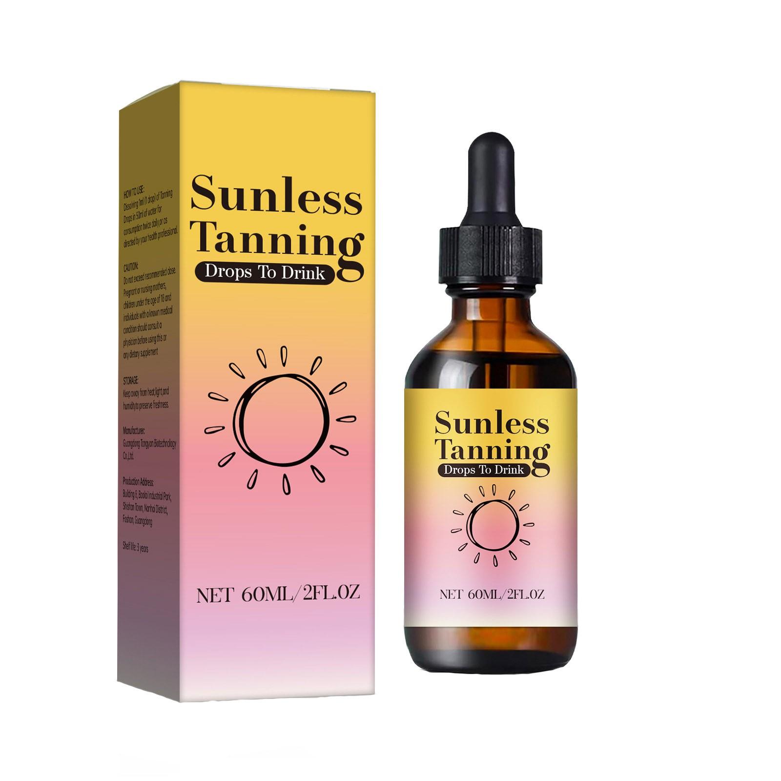 

Крем для загара для тела Tanning Sunbath Sunless Skin Color Tanning Drops 60 мл One Size розовый