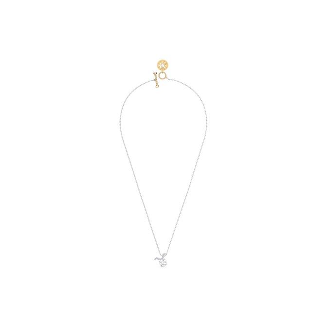 Swarovski Zodiac II Taurus Alloy Imitation Crystal Necklace Women necklace Silver 5556905