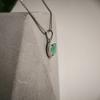Серебряная подвеска с изумрудом 1.373ct (2214205)