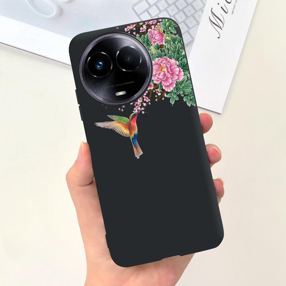 Shockproof Case For Realme 11 5G / Realme 11X Phone Cover Fashion Girls Soft Silicone Funda For Realme11 11 X 2023 RMX3785 Coque