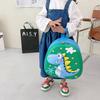 Children's Bag New Cartoon Kindergarten Primary School Bag Eggshell Dinosaur Boys and Girls Backpack