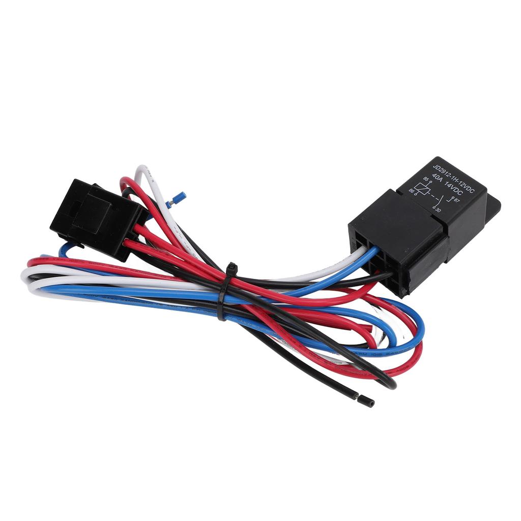 Electric Cooling Fan Thermostat Kit 175 To 185 Fahrenheit 40A NPT 3 8in Thread Electric Fan Wiring Relay Kit for