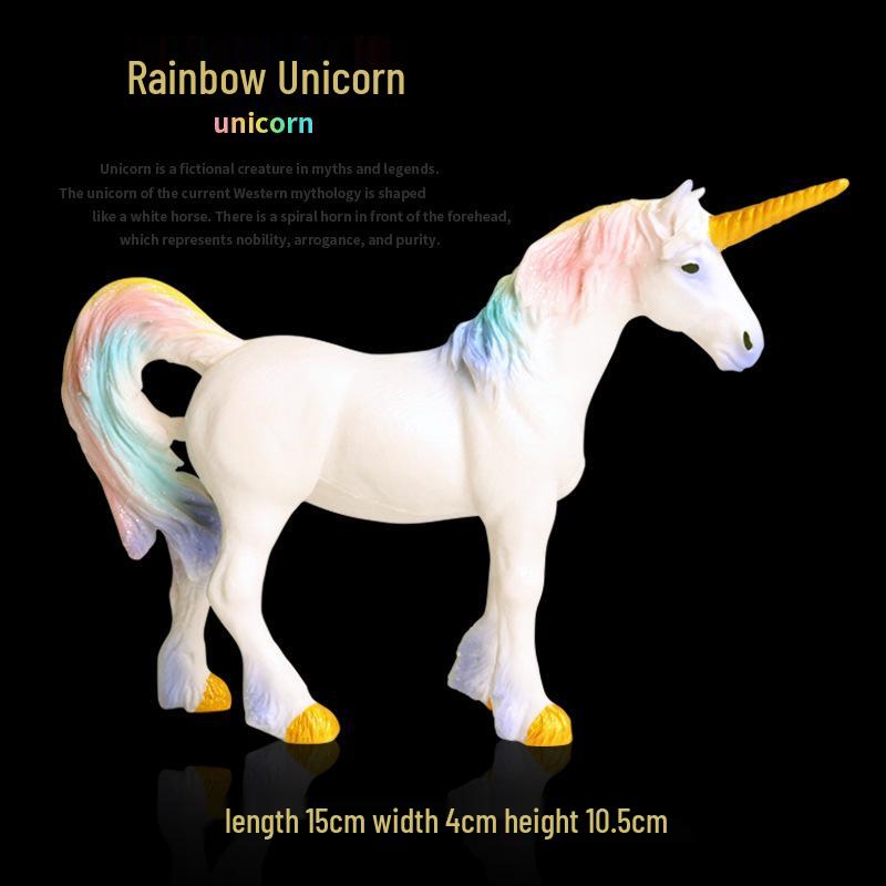 European Mythical Pegasus Unicorn Toy Model: Elf, Mythical Creature, Magic Beast 